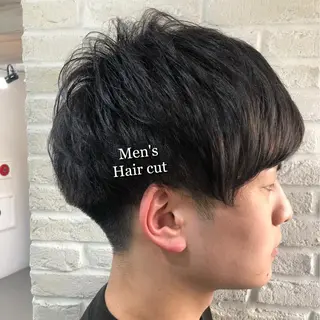 メンズ Soleria 田中慎一のヘアスタイル