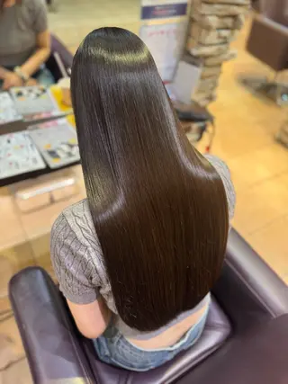 ロング Lee 甲子園のヘアスタイル