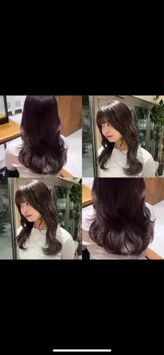 ロング カラー 🍑トレンドカラー 🍑横浜のヘアスタイル