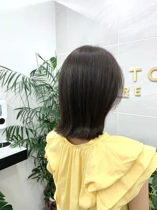 ミディアム カラー 本格ヘッドスパ🌿 ×ヘア 佐藤のヘアスタイル