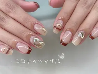 ネイル 神田 ココナッツのネイルデザイン