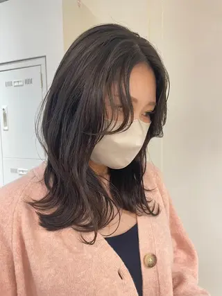 ミディアム exfa sakura🪞のヘアスタイル