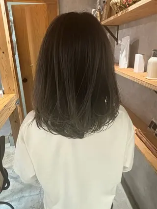 ミディアム 大西 翔のヘアスタイル