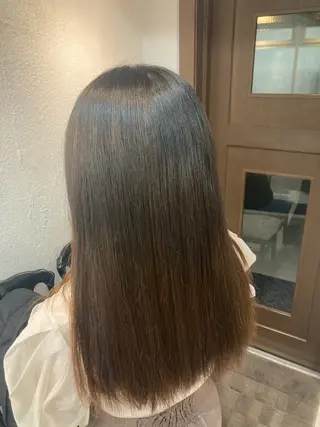 ロング 暖色カラー💞 菊地しおんのヘアスタイル