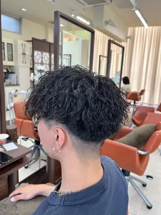 ショート パーマ メンズ 🧊メンズ特化🧊 高木航希のヘアスタイル