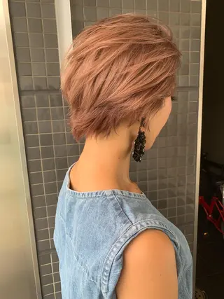 ショート カラー 髪質改善サロン 心斎橋ARCHEのヘアスタイル