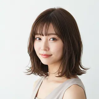 ミディアム 越谷レイヤーカット/ 野中麻衣ꕮ⟡のヘアスタイル