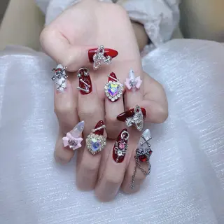 ネイル princess スカルプ専門店のネイルデザイン