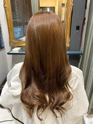 ロング 艶髪 藤原まいこのヘアスタイル