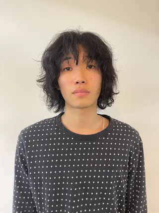 メンズ メンズカット パーマ[佐橋]のヘアスタイル