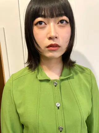 ミディアム 田口 武英のヘアスタイル