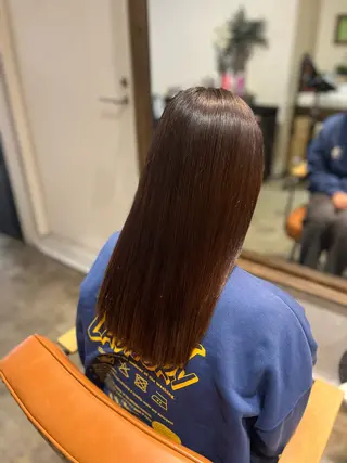 ロング カラー パーソナル診断 髪質改善TRのヘアスタイル