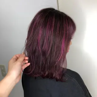 カラー 🤍ムラ修正ブリーチ 🤍原宿/YUUのヘアスタイル