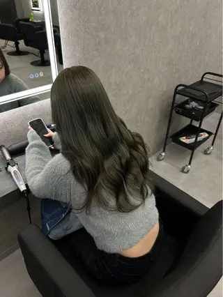 カラー 札幌ブリーチなし 👑ヒリュウのヘアスタイル