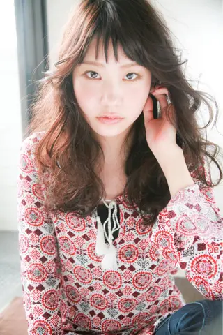 ロング 髪質改善縮毛矯正 専門店のヘアスタイル