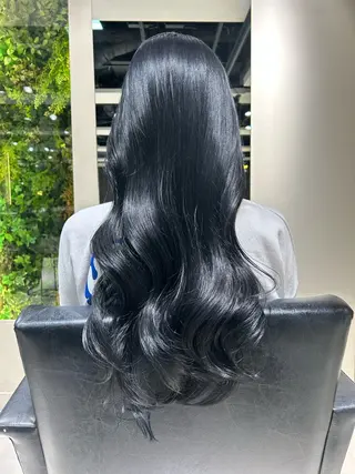 ロング カラー 髪質改善/透明感カラ ー/レイヤー/あやはのヘアスタイル