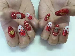 ネイル 💎🐰 saki. m 🐰💎のネイルデザイン