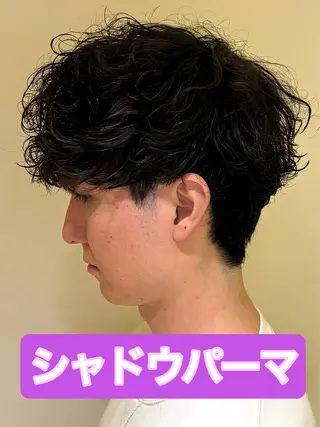 ショート パーマ メンズ メンズパーマ&メンズ 縮毛矯正/平野/渋谷のヘアスタイル