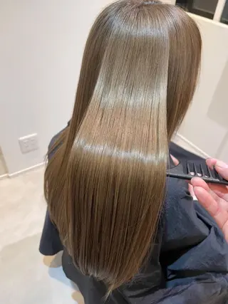 ロング 縮毛矯正/髪質改善 コヤマのヘアスタイル