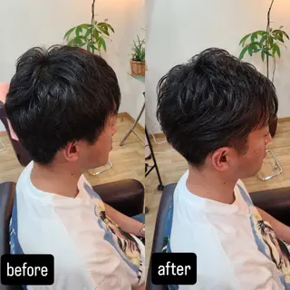 メンズ シ マのヘアスタイル