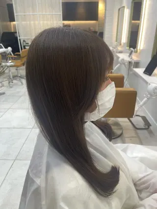 ロング 中顔面短縮 顔まわり新田大翔のヘアスタイル