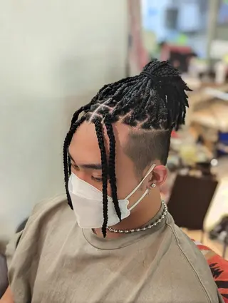 メンズ ミディアム scamp ★のヘアスタイル