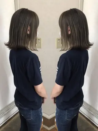 ミディアム カラー マツエク・マツパ 三輪 太一のヘアスタイル