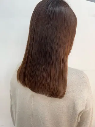 セミロング カノエ下関熊野店 /スタッフモデルのヘアスタイル