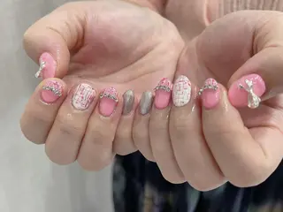 ネイル na🎀🎀na ちゅるちゅるのネイルデザイン