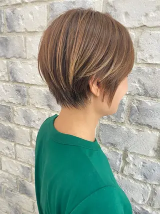 ショート くせ毛×ショート 上岡勇祐のヘアスタイル