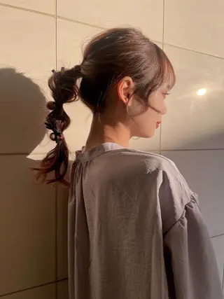 ヘアアレンジ 小鹿理紗 和光市のヘアスタイル