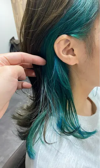 ミディアム カラー 森田 滉平のヘアスタイル