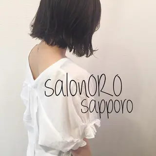 ミディアム カラー 池田 真由美のヘアスタイル