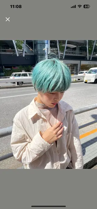 ショート 透明感カラー / Rio👶🏻💞のヘアスタイル