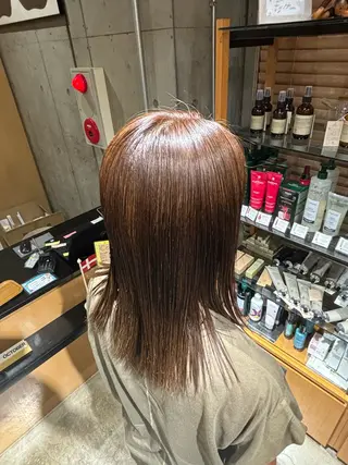 ロング カラー ヘアアレンジ 渡部 彩花のヘアスタイル