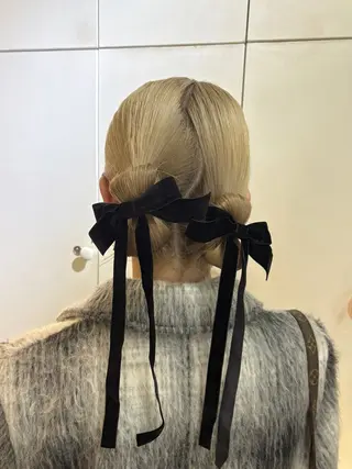 ヘアアレンジ 梅田/透明感カラー 🤍narumiのヘアスタイル