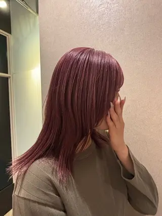 カラー ブリーチなしカラー/ パーマ/おとは🦖♡のヘアスタイル