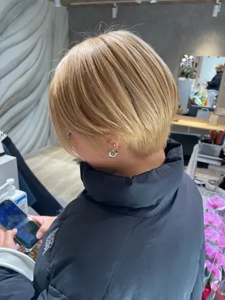 ショート カラー ヘアアレンジ HairMake 3 🐬NANAMIのヘアスタイル