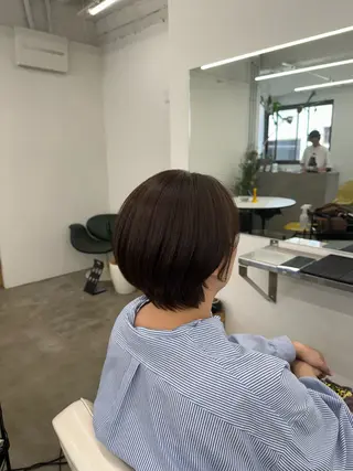 ショート ボブショート/岩崎 明生のヘアスタイル