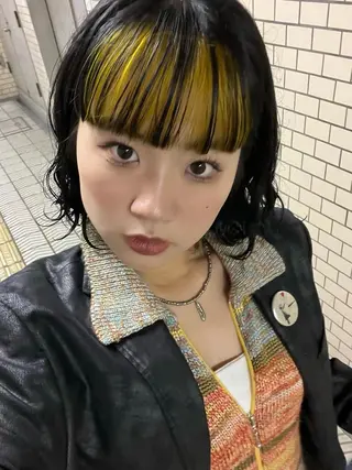 ミディアム カラー 透明感×レイヤー 【梅田】KANONのヘアスタイル