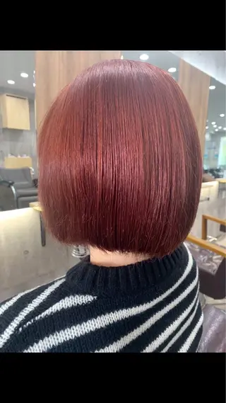 ショート カラー hair salon mementoのヘアスタイル