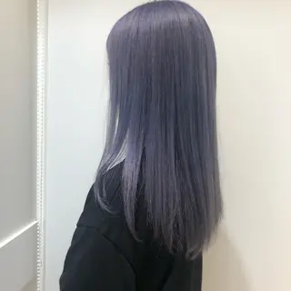 ロング カラー ウルフカット ハッシュカット/七海のヘアスタイル