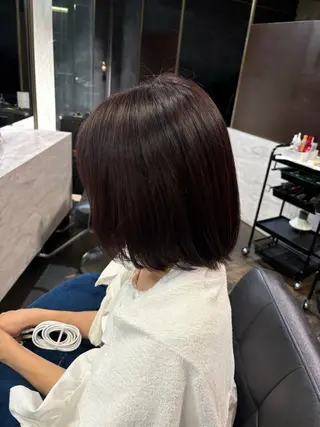 ミディアム カラー 似合わせパーマ カラー/ゼンのヘアスタイル