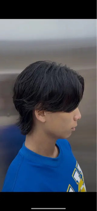 パーマ ヘアアレンジ メンズ fifth park 六反穂 龍介のヘアスタイル