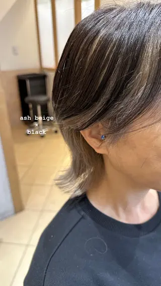 ショート カラー 天野 瑠真のヘアスタイル