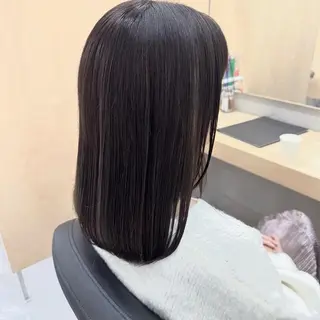 ミディアム カラー モテ髪💛美髪矯正 ✨艶髪特化🫧山根のヘアスタイル