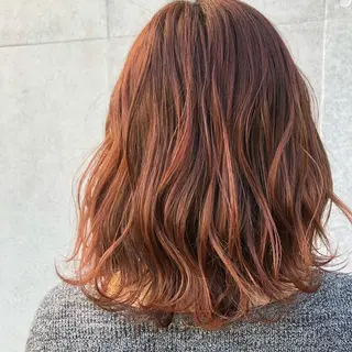 ミディアム カラー カラー職人 なかもと たつひろのヘアスタイル