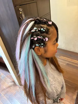 キッズ 坂野 結子のヘアスタイル