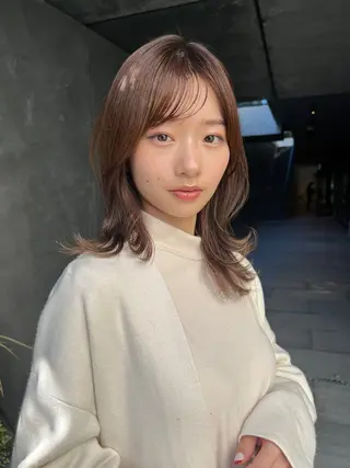 ミディアム ヘッドスパ/縮毛矯正 /横山陸人のヘアスタイル