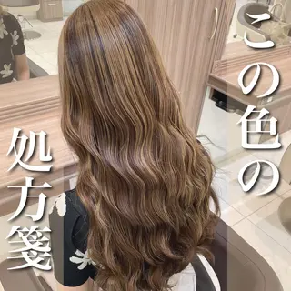 ロング 縮毛矯正/髪質改善 継続する美髪のヘアスタイル